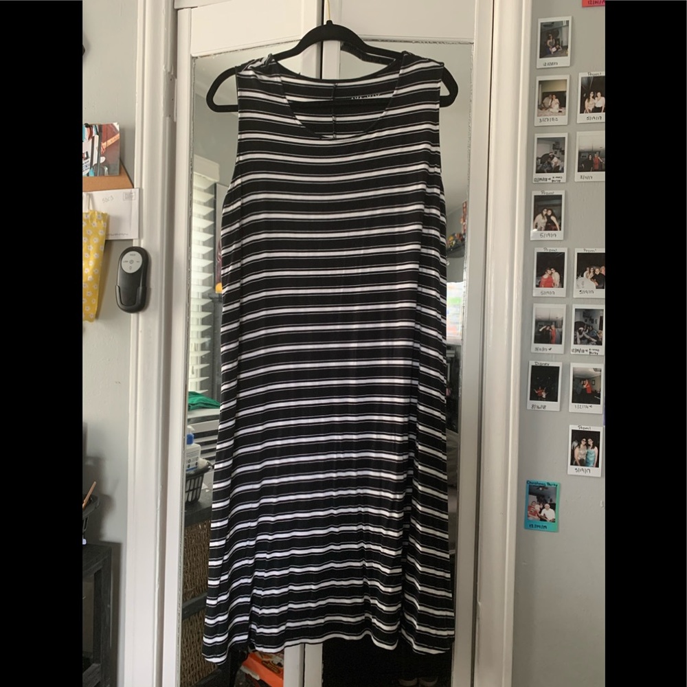 STRIPES, BLACK AND WHITE- AVA & VIV - TARGET DRESS